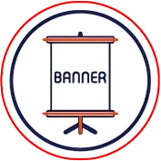 Estrutura-para-Porta-Banners Ícone de Caminhão representando Varetas para Colhedoras de Café