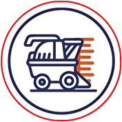 Ícone de Caminhão representando Varetas para Colhedoras de Café